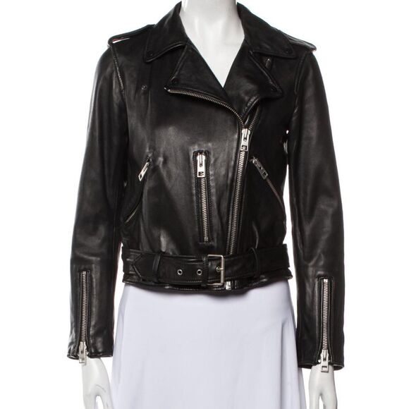All Saints Biker Leather Jacket - Picture 1 of 3